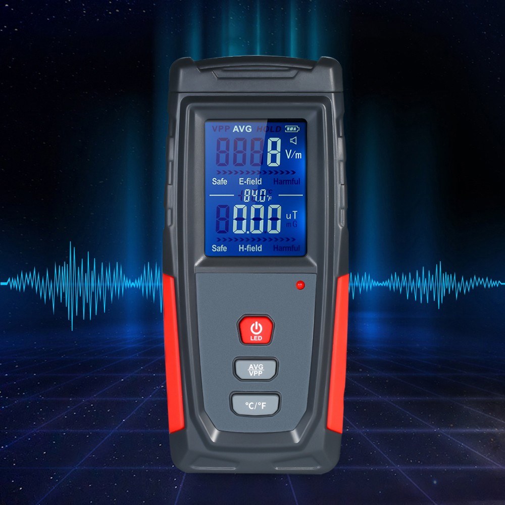 Mini Digital EMF Meter: High-Precision Handheld Electromagnetic Radiation Detector