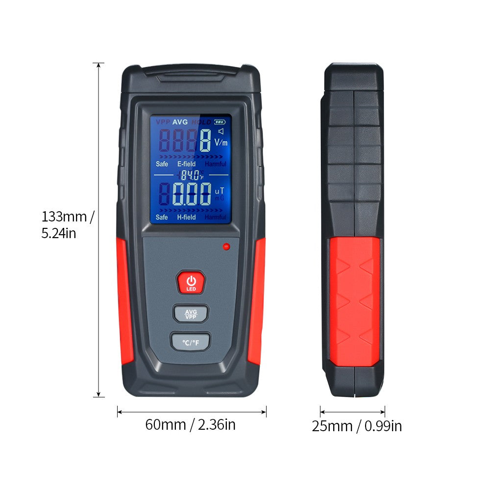 Mini Digital EMF Meter: High-Precision Handheld Electromagnetic Radiation Detector