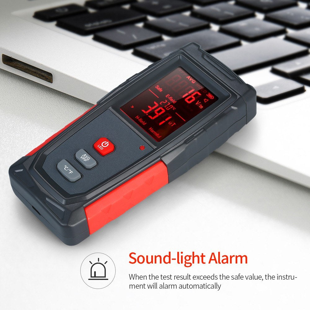 Mini Digital EMF Meter: High-Precision Handheld Electromagnetic Radiation Detector