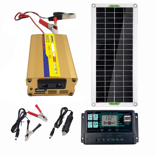 30W Flexible Polycrystalline Solar Panel for Camping, Travel, Outdoor Use & Emergency Power - 30A