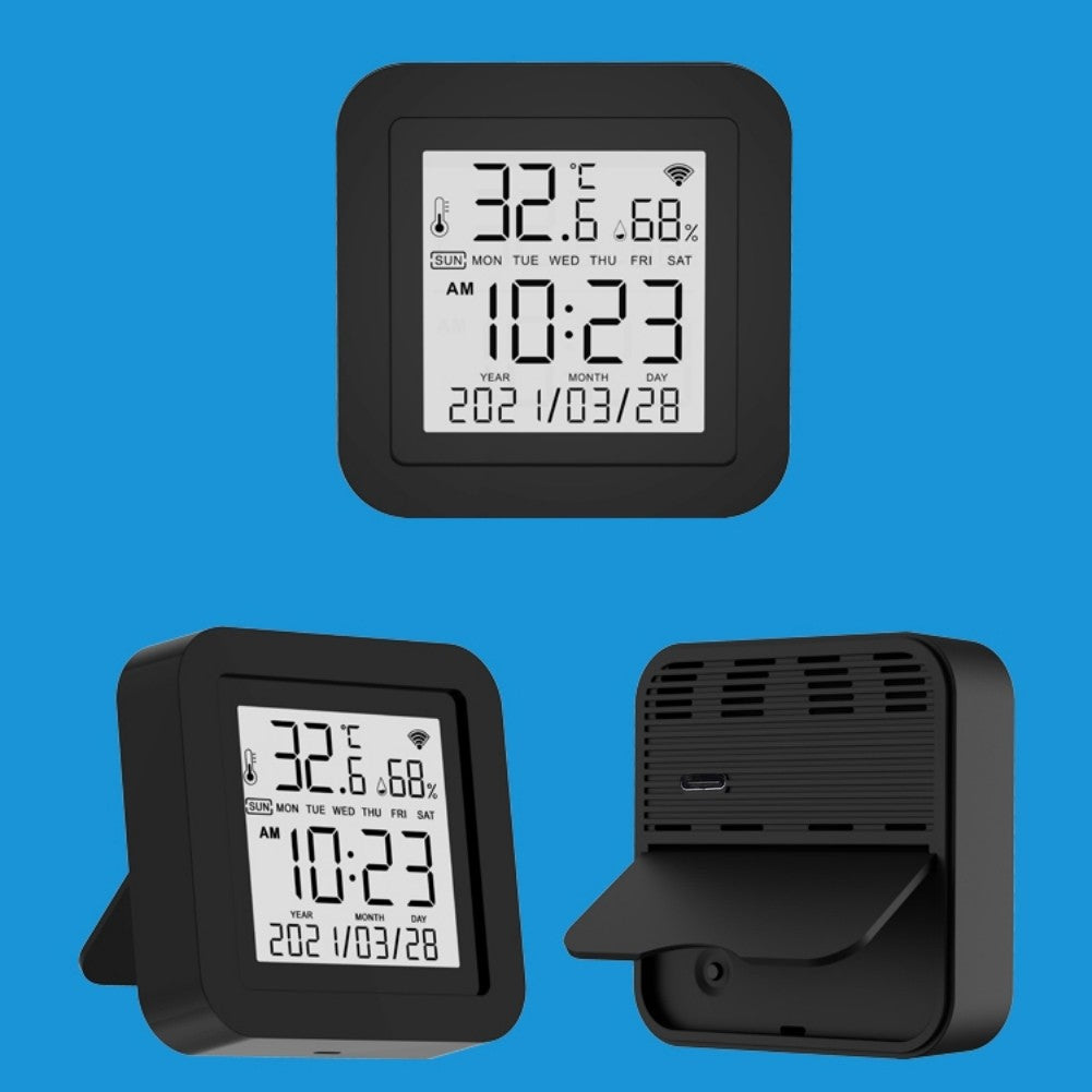 Smart 3-in-1 Infrared Remote with Temperature & Humidity Sensor, USB-C Power, LCD Display
