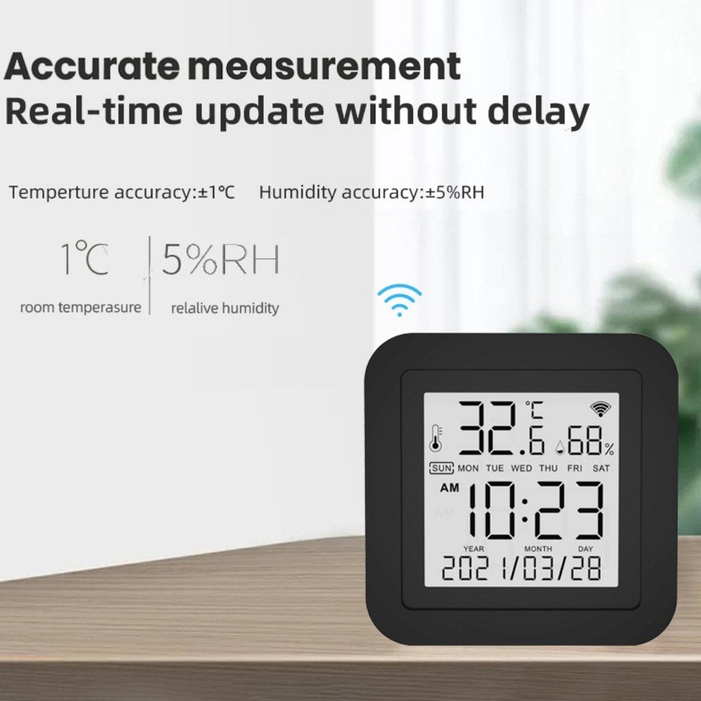 Smart 3-in-1 Infrared Remote with Temperature & Humidity Sensor, USB-C Power, LCD Display