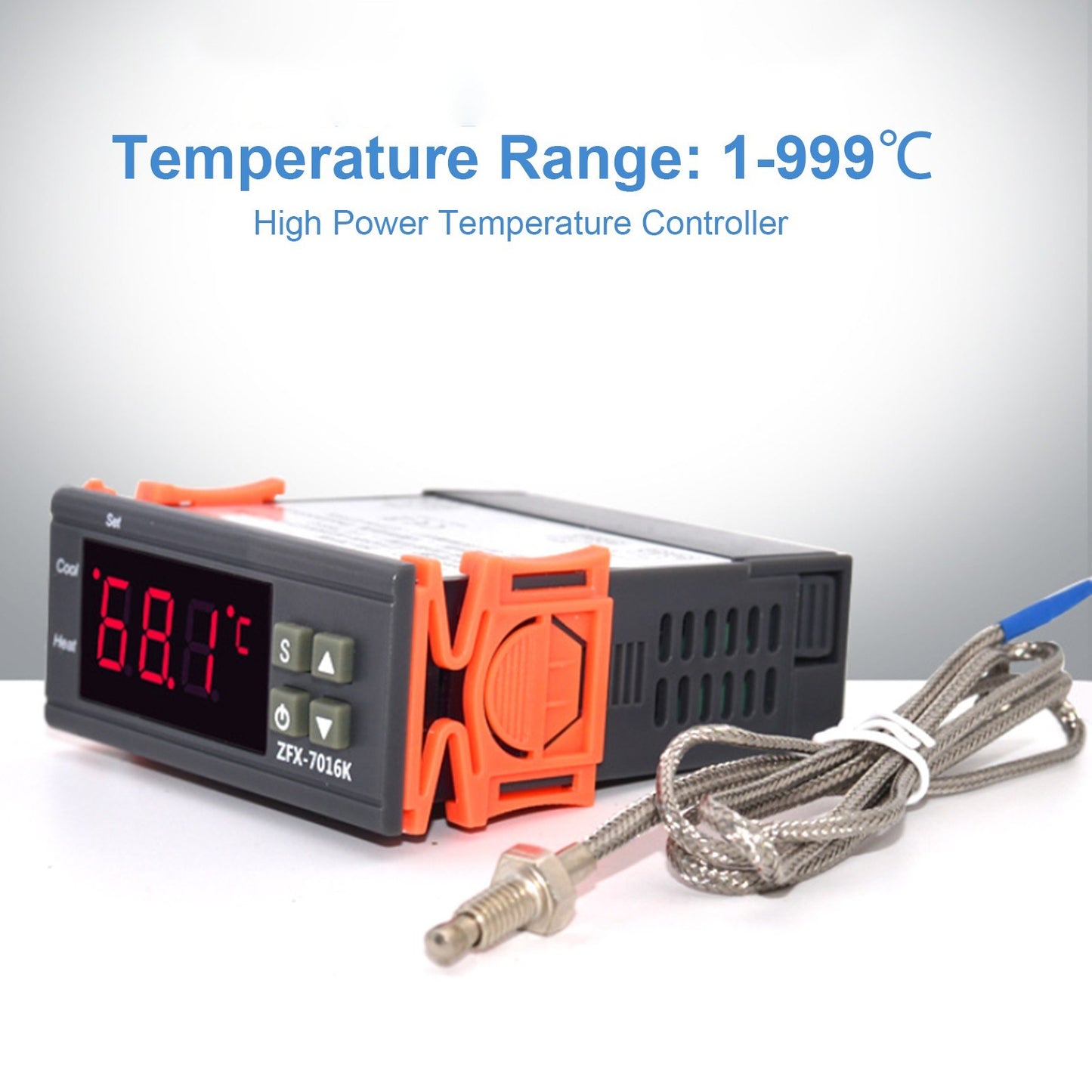 High Accuracy Digital Temperature Controller Thermostat 30A for Freezer Fridge Hatching - Model ZFX-7016K