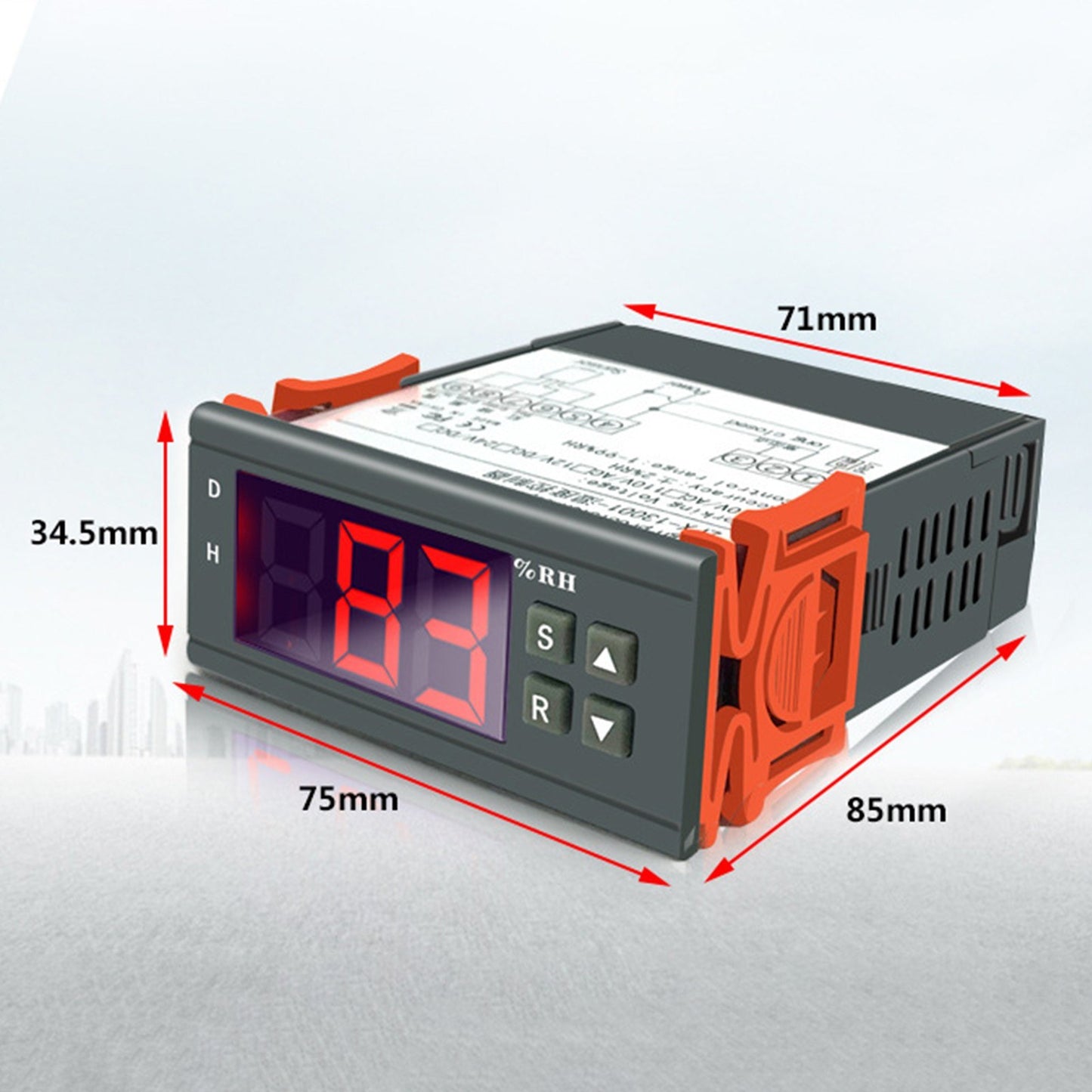 ZFX-13001 Digital Precision Humidity Controller - Intelligent Switch for Dehumidification & Humidification