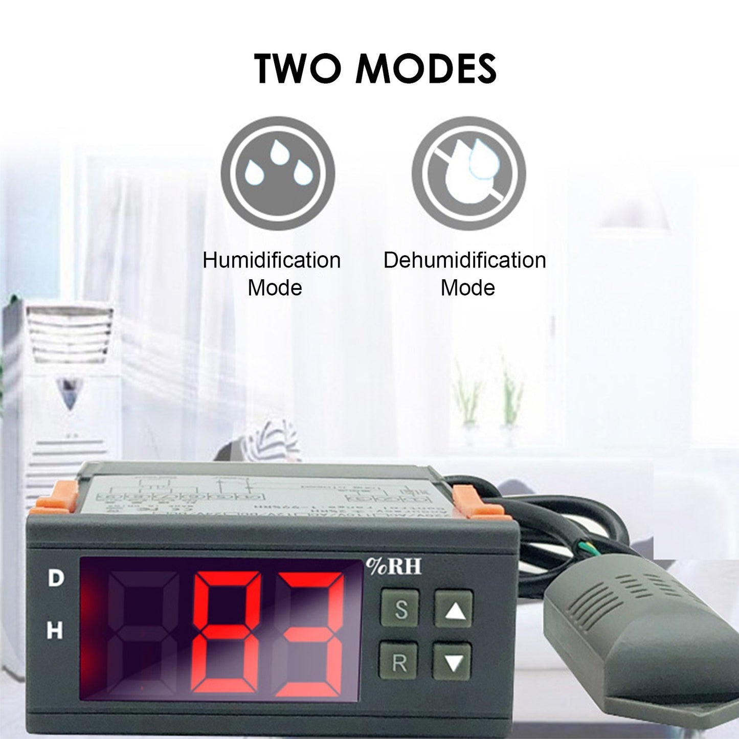 ZFX-13001 Digital Precision Humidity Controller - Intelligent Switch for Dehumidification & Humidification