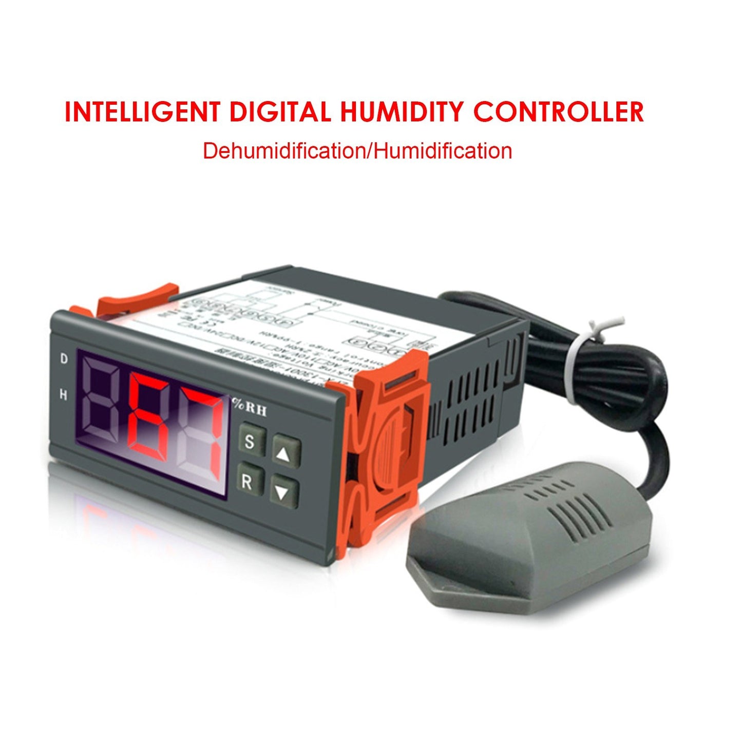 ZFX-13001 Digital Precision Humidity Controller - Intelligent Switch for Dehumidification & Humidification