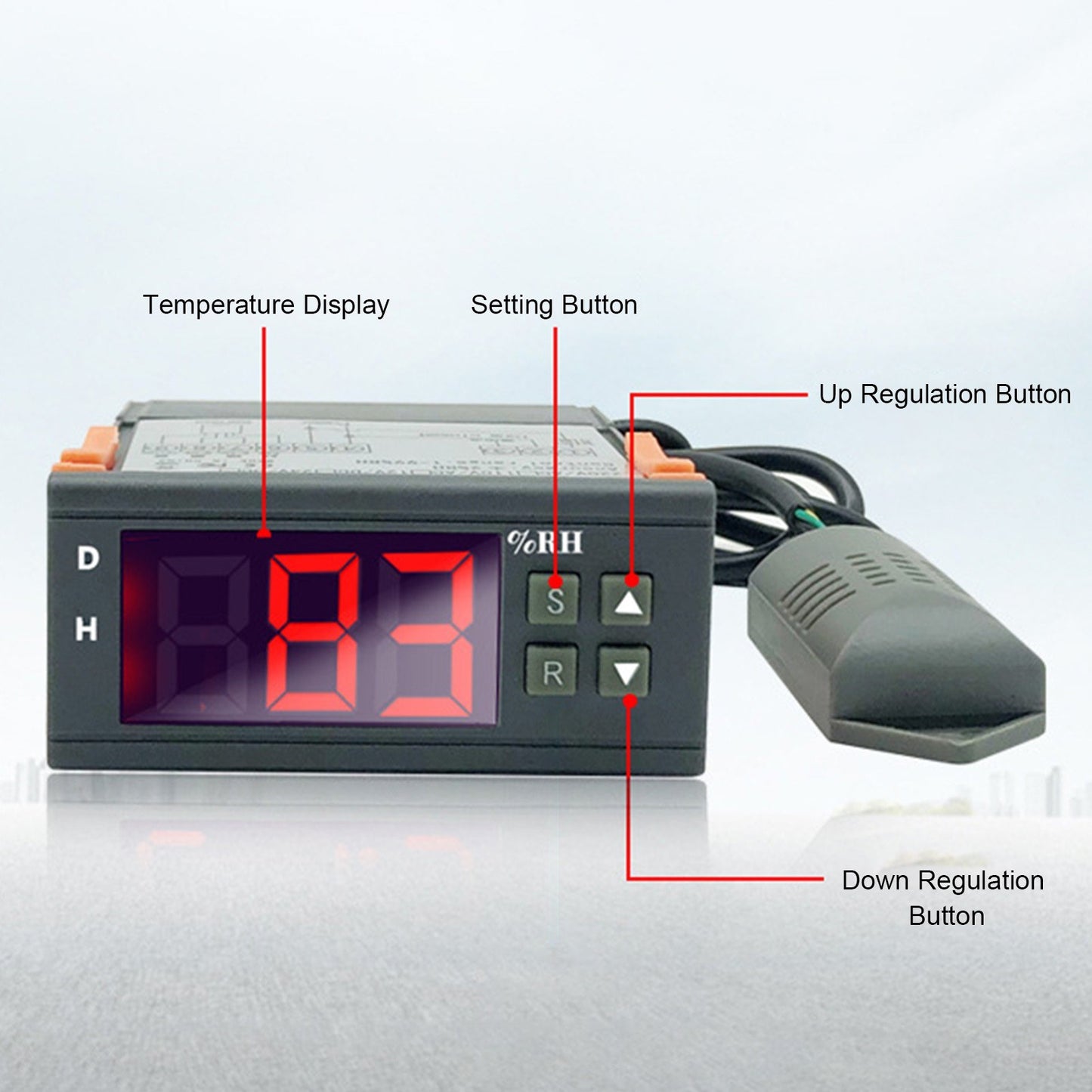 ZFX-13001 Digital Precision Humidity Controller - Intelligent Switch for Dehumidification & Humidification