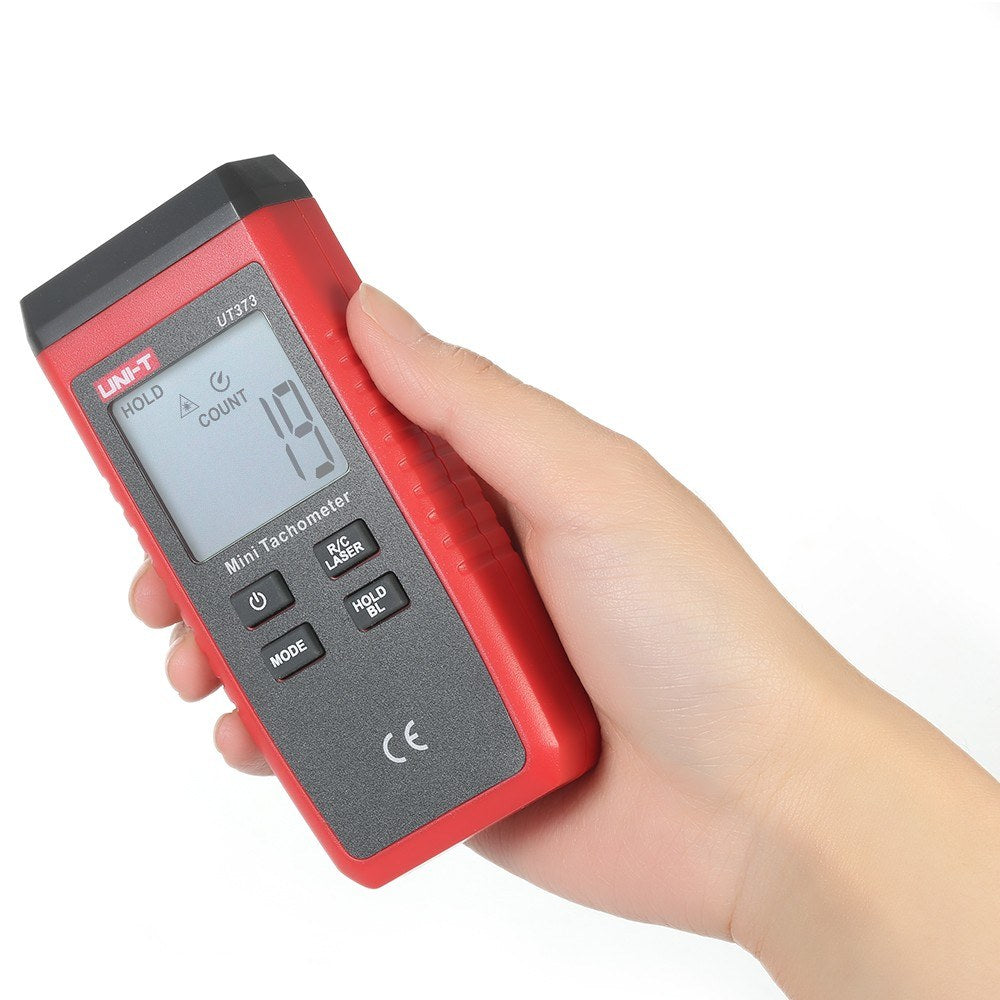 UNI-T UT373 Handheld Digital LCD Tachometer Speedometer, Range 0-99999 COUNT