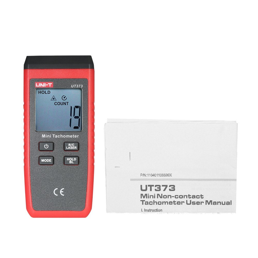 UNI-T UT373 Handheld Digital LCD Tachometer Speedometer, Range 0-99999 COUNT