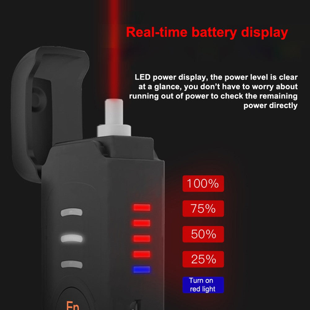 Rechargeable Handheld Fiber Optic Tester - Portable Red Light Visual Fault Locator Pen, 15mW B3S15