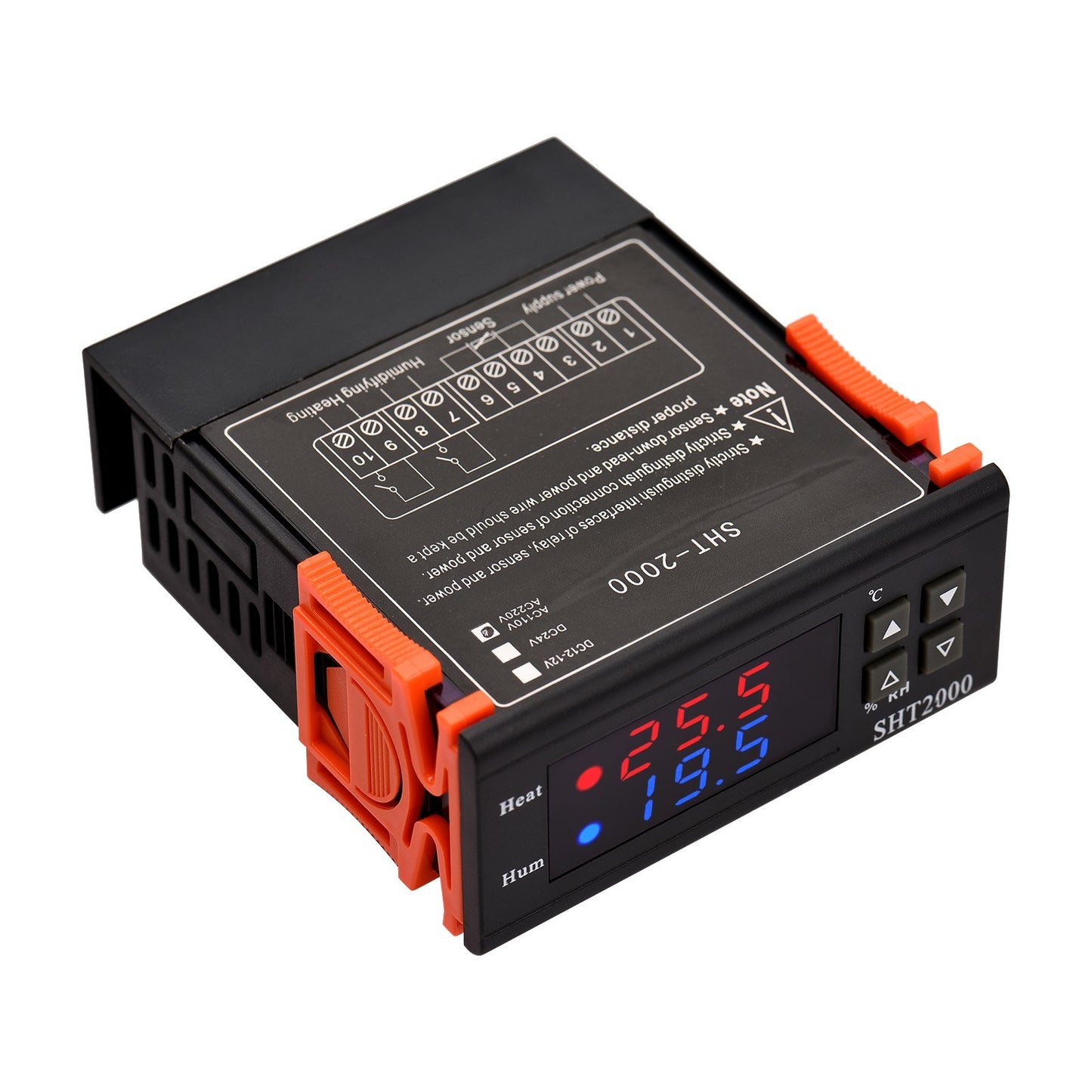 SHT2000 Intelligent Digital Temperature Controller, AC 110-220V Thermostat for Refrigerators