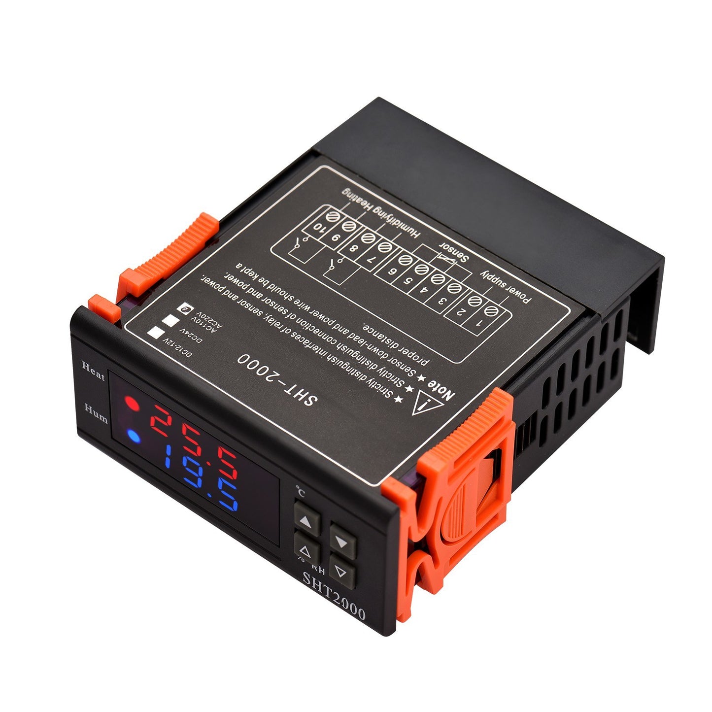 SHT2000 Intelligent Digital Temperature Controller, AC 110-220V Thermostat for Refrigerators