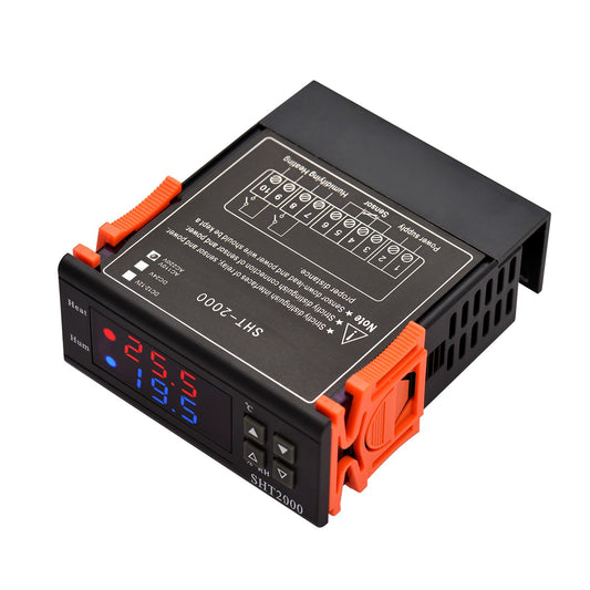 SHT2000 Intelligent Digital Temperature Controller, AC 110-220V Thermostat for Refrigerators