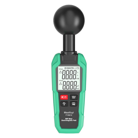 Mastfuyi EMF Meter High Precision Electromagnetic Field Tester with 2-inch LCD, Backlight & Flashlight
