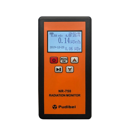 NR-750 Portable Nuclear Radiation Detector with LCD Display, Geiger Counter for β, γ, X-ray Detection, Triple Alarm