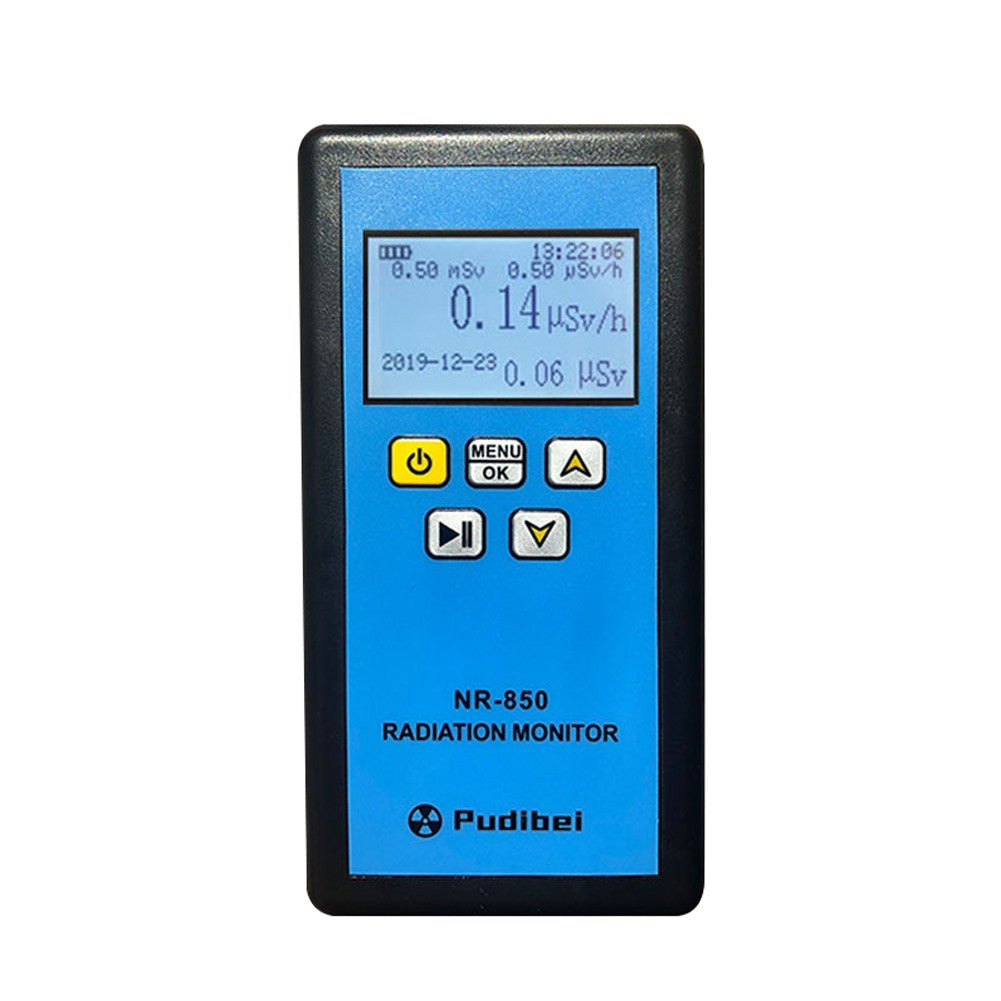 NR-750 Portable Nuclear Radiation Detector with LCD Display, Geiger Counter for β, γ, X-ray Detection, Triple Alarm