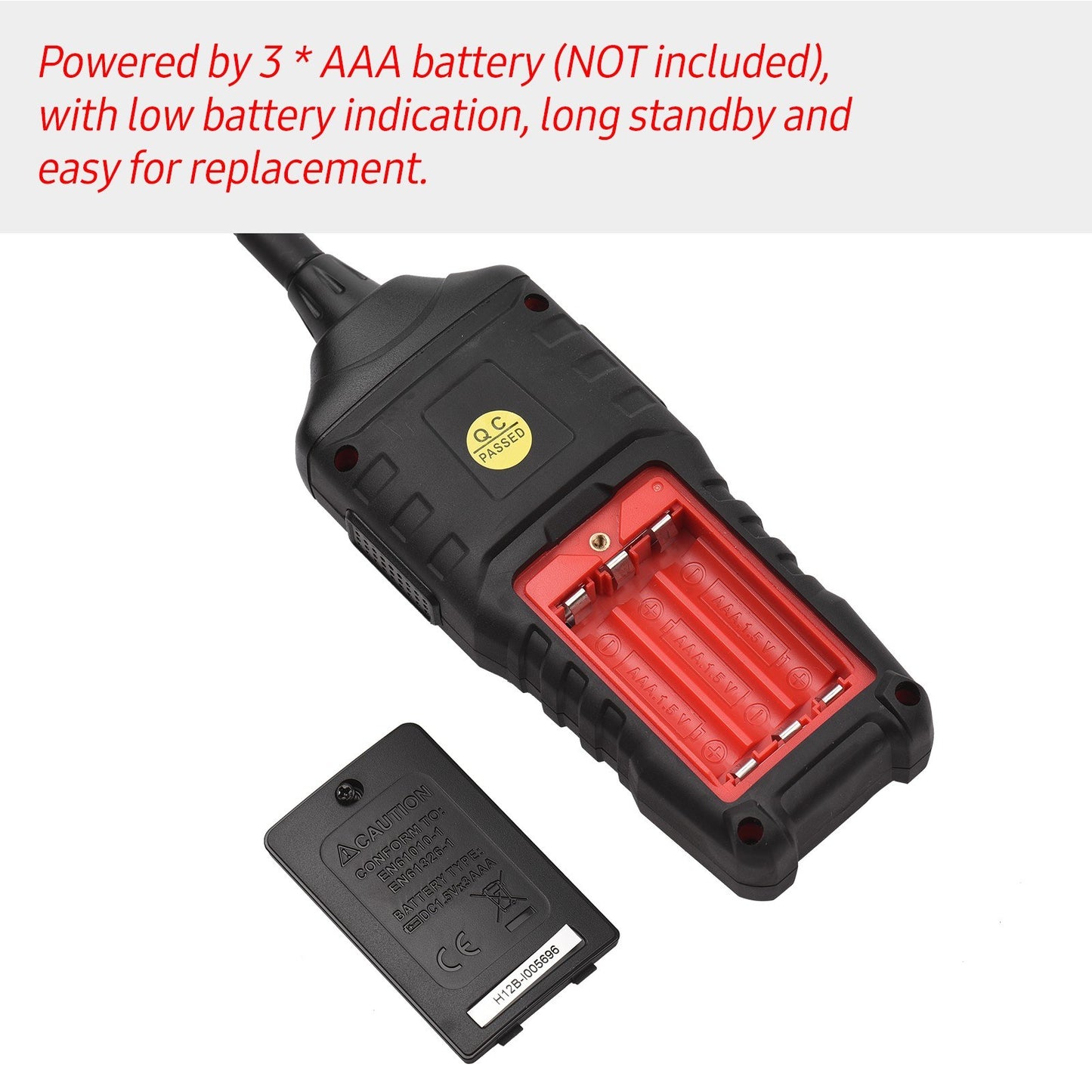HABOTEST HT601B Portable Gas Leak Detector with Methane Alarm and PPM Meter