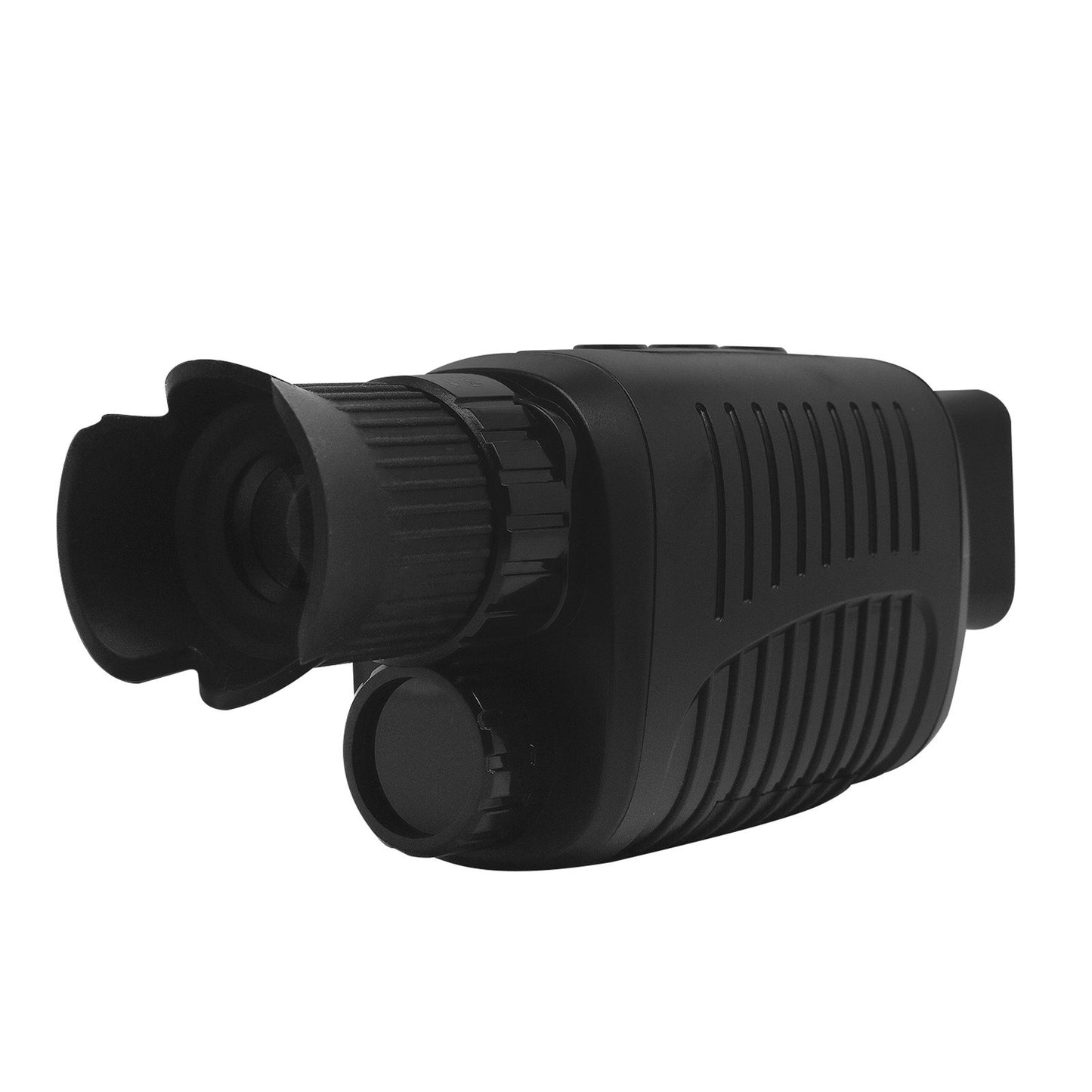 Infrared Night Vision Monocular with 5X Digital Zoom, 500-1000M Range, Multi-Language Support & Media Playback
