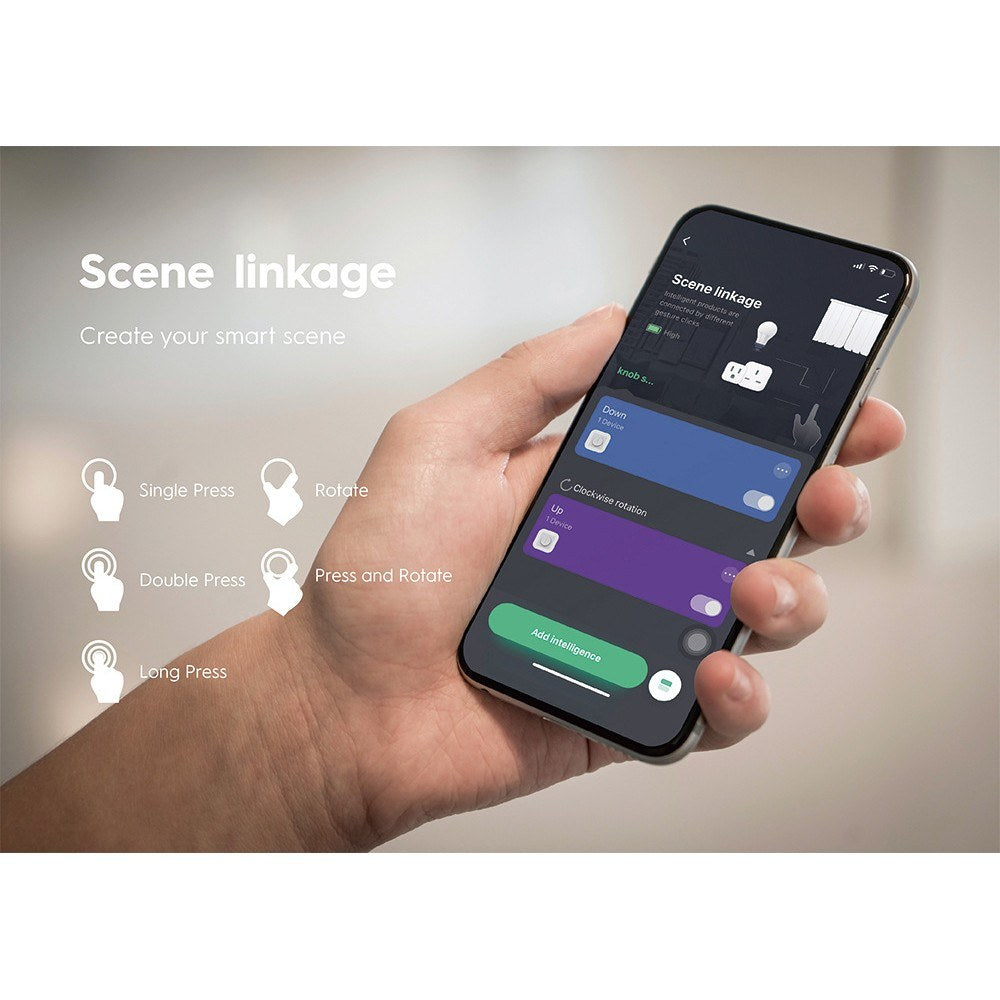 Smart ZigBee 3.0 Rotary Knob - DIY Home Automation, App Remote, Intelligent Light & Appliance Control