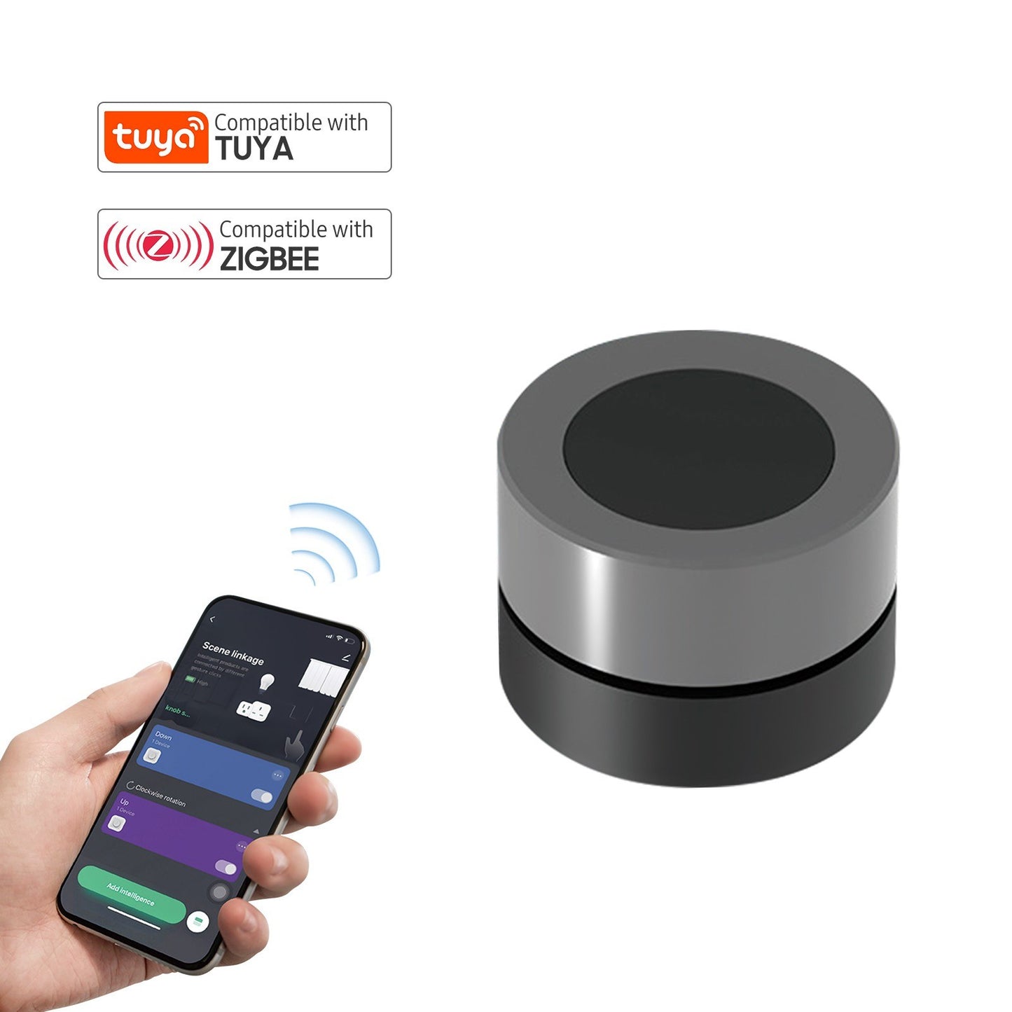 Smart ZigBee 3.0 Rotary Knob - DIY Home Automation, App Remote, Intelligent Light & Appliance Control