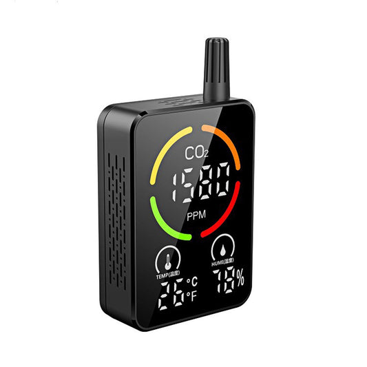 3-in-1 Air Quality Monitor: CO2, Temperature & Humidity Tester with NDIR Sensor and Alarm