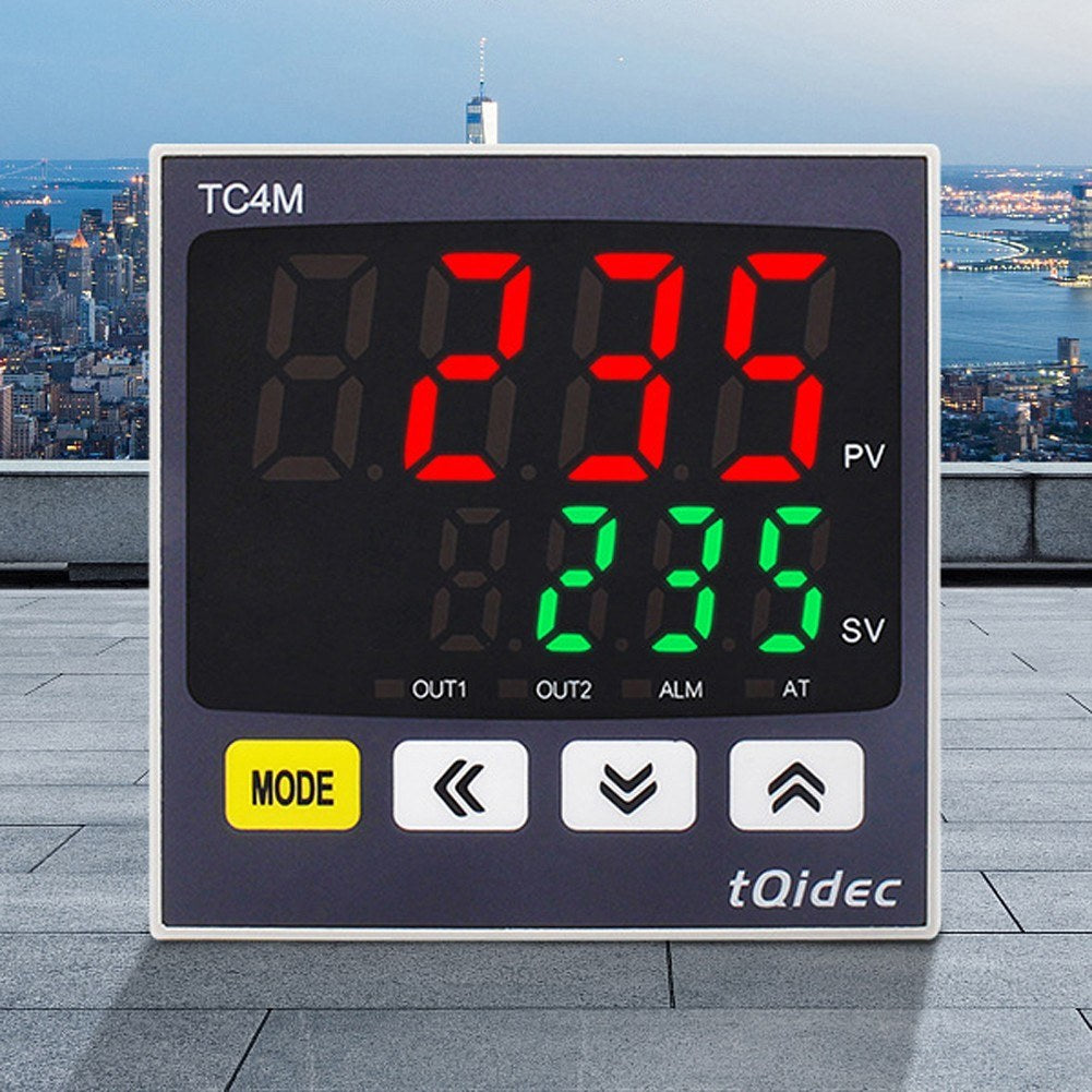 Intelligent Digital Temperature Controller 0~400℃ | SSR Output & Over-Temperature Alarm | Multi-Function Industrial Oven Equipment