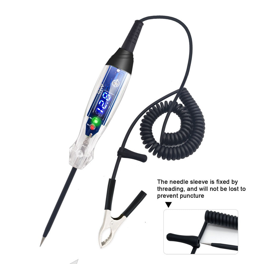 NS836 LED Display 3-60V Bidirectional Voltage Tester - Portable Automotive Circuit Testing Tool