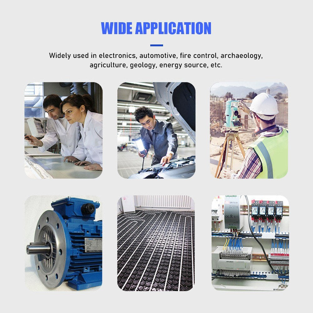 High Precision Benchtop Digital LCR Meter 100Hz-10KHz, 0.1% Accuracy with 3.5-inch LCD Display for Resistance, Inductance, Capacitance Testing