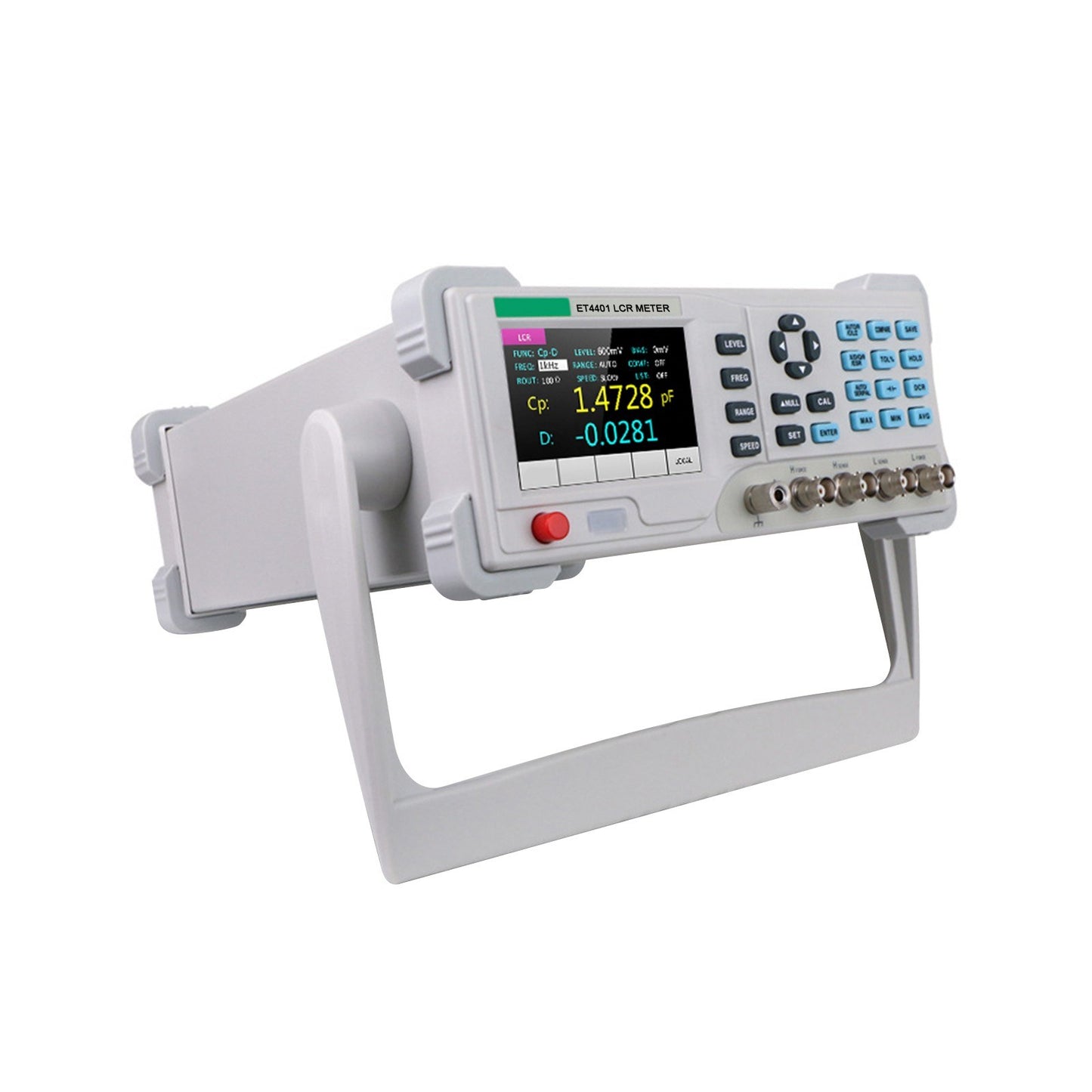 High Precision Benchtop Digital LCR Meter 100Hz-10KHz, 0.1% Accuracy with 3.5-inch LCD Display for Resistance, Inductance, Capacitance Testing