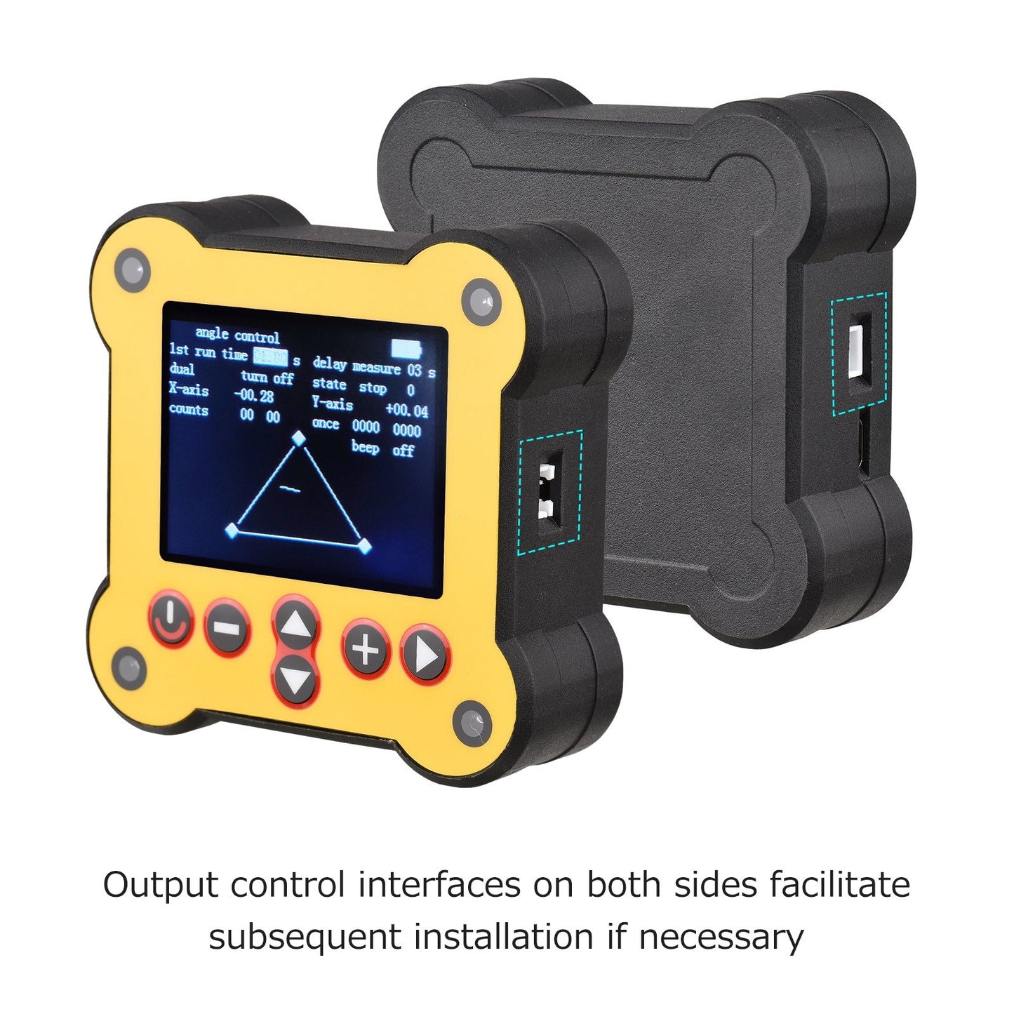 Digital Dual Axis Protractor Inclinometer with 0.02° Accuracy and Magnetic Base for Woodworking and Construction