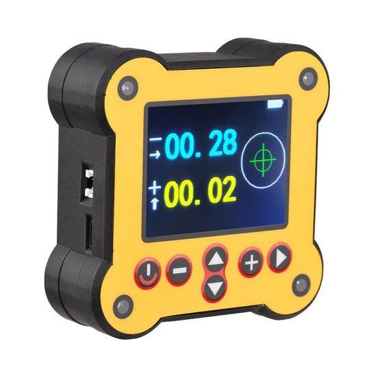 Digital Dual Axis Protractor Inclinometer with 0.02° Accuracy and Magnetic Base for Woodworking and Construction