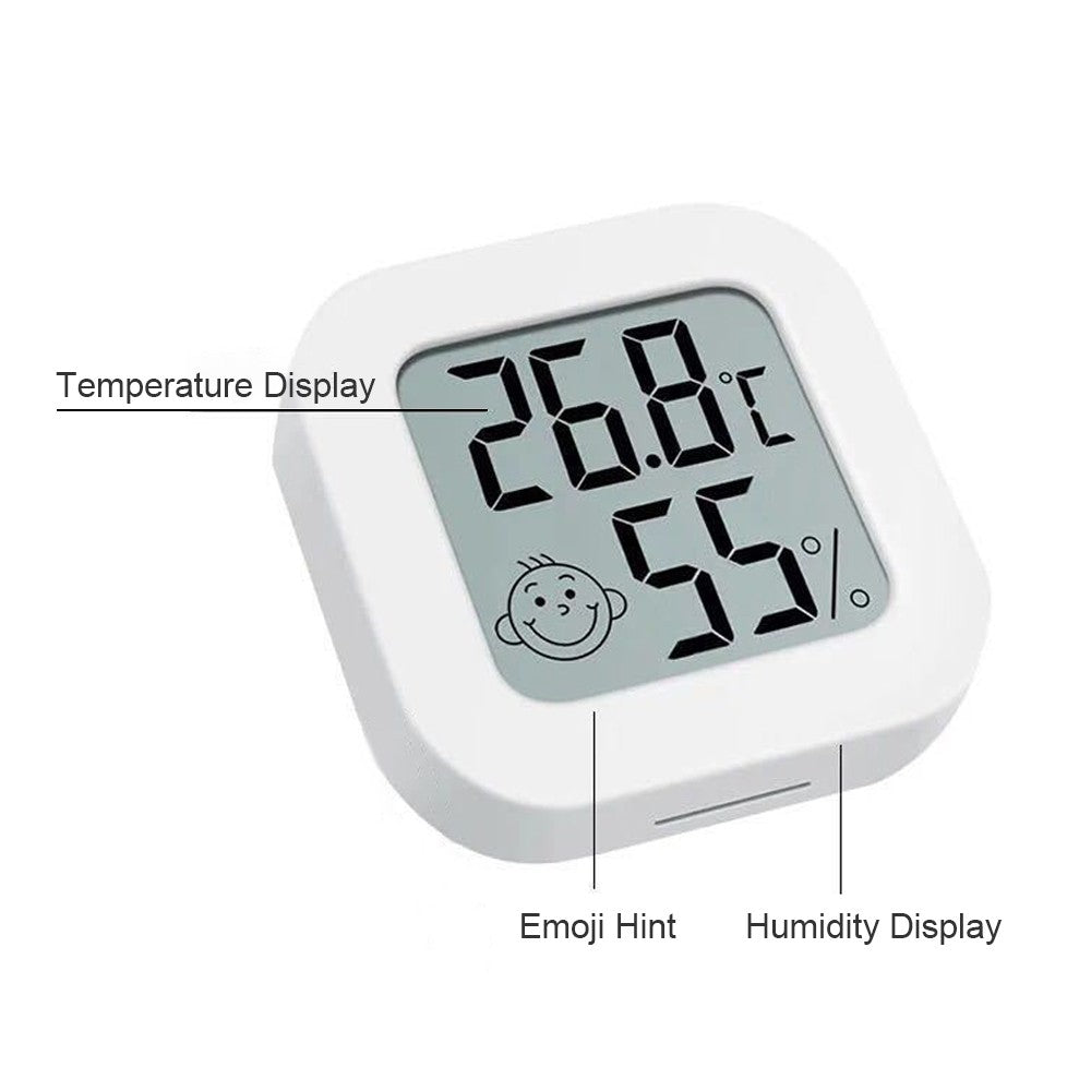 Digital Indoor Hygrometer and Thermometer - Temperature Range -10℃ to 70℃, Humidity 10% to 99% RH