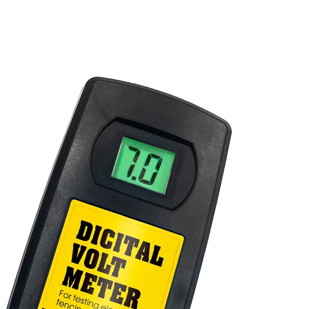Digital Fence Tester - 9.9KV Voltmeter for Home, Garden, Horse & Livestock Electric Fences with LCD Backlit Display
