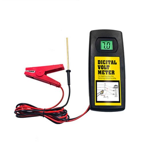 Digital Fence Tester - 9.9KV Voltmeter for Home, Garden, Horse & Livestock Electric Fences with LCD Backlit Display
