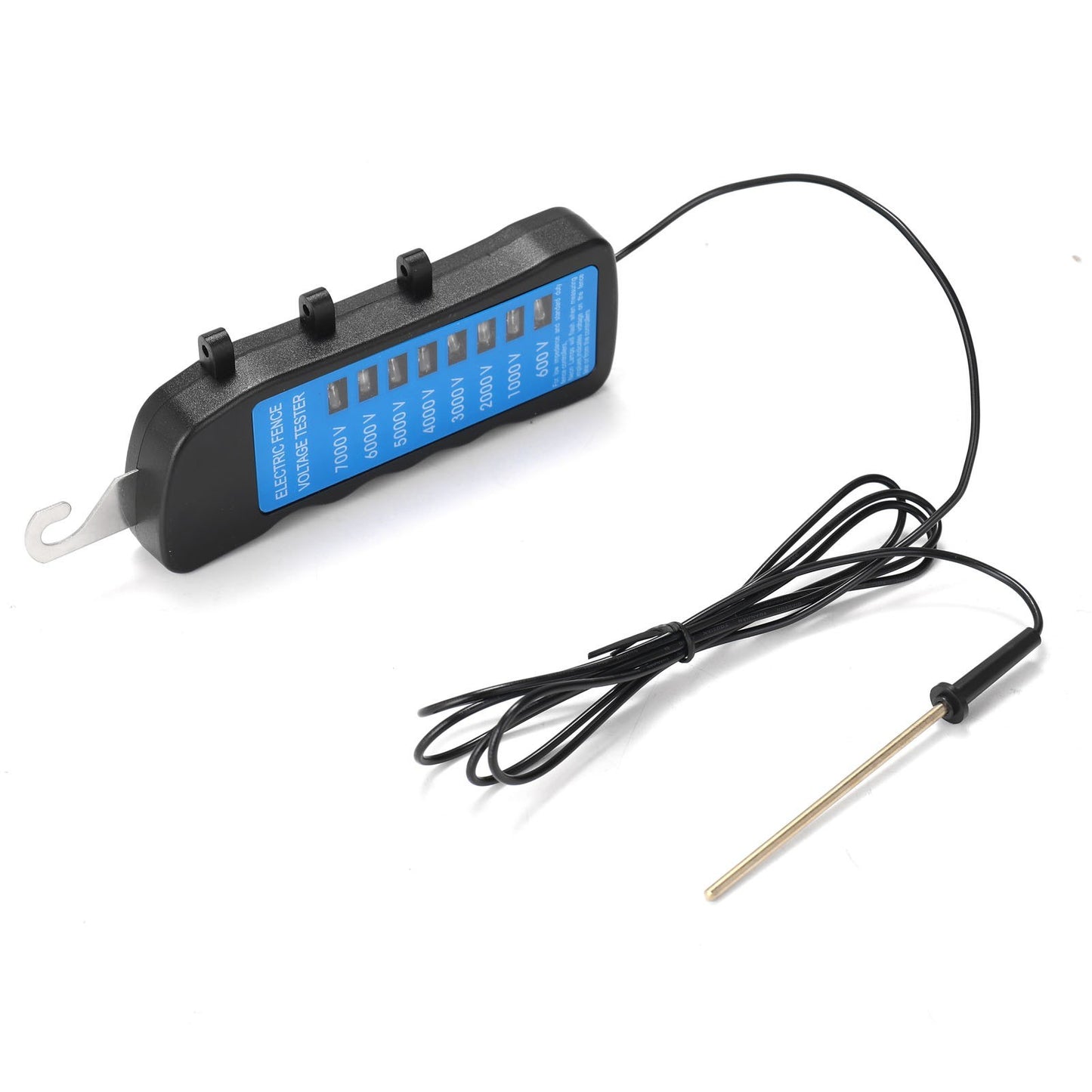 MLD-002 Electric Fence Voltmeter 600V-7KV, Battery-Free, 8 Indicator Lights for Home Garden & Livestock
