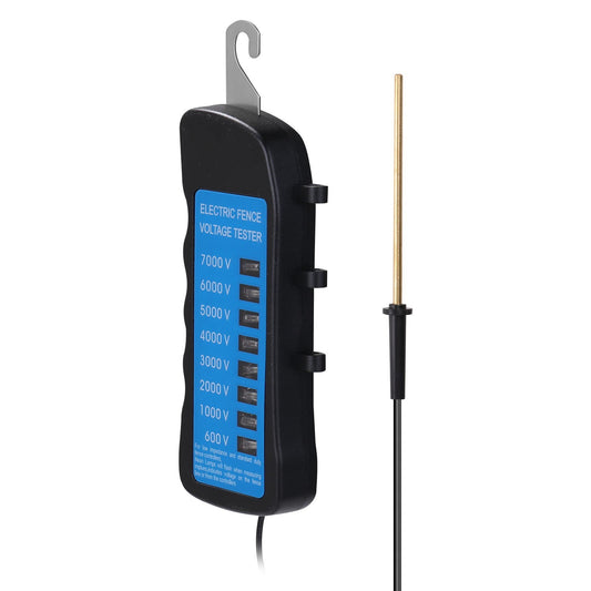 MLD-002 Electric Fence Voltmeter 600V-7KV, Battery-Free, 8 Indicator Lights for Home Garden & Livestock