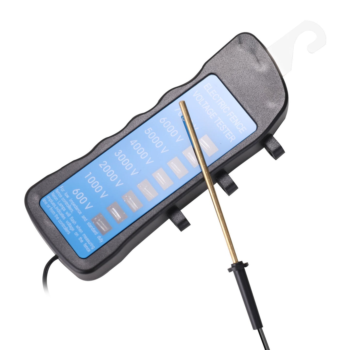 MLD-002 Electric Fence Voltmeter 600V-7KV, Battery-Free, 8 Indicator Lights for Home Garden & Livestock