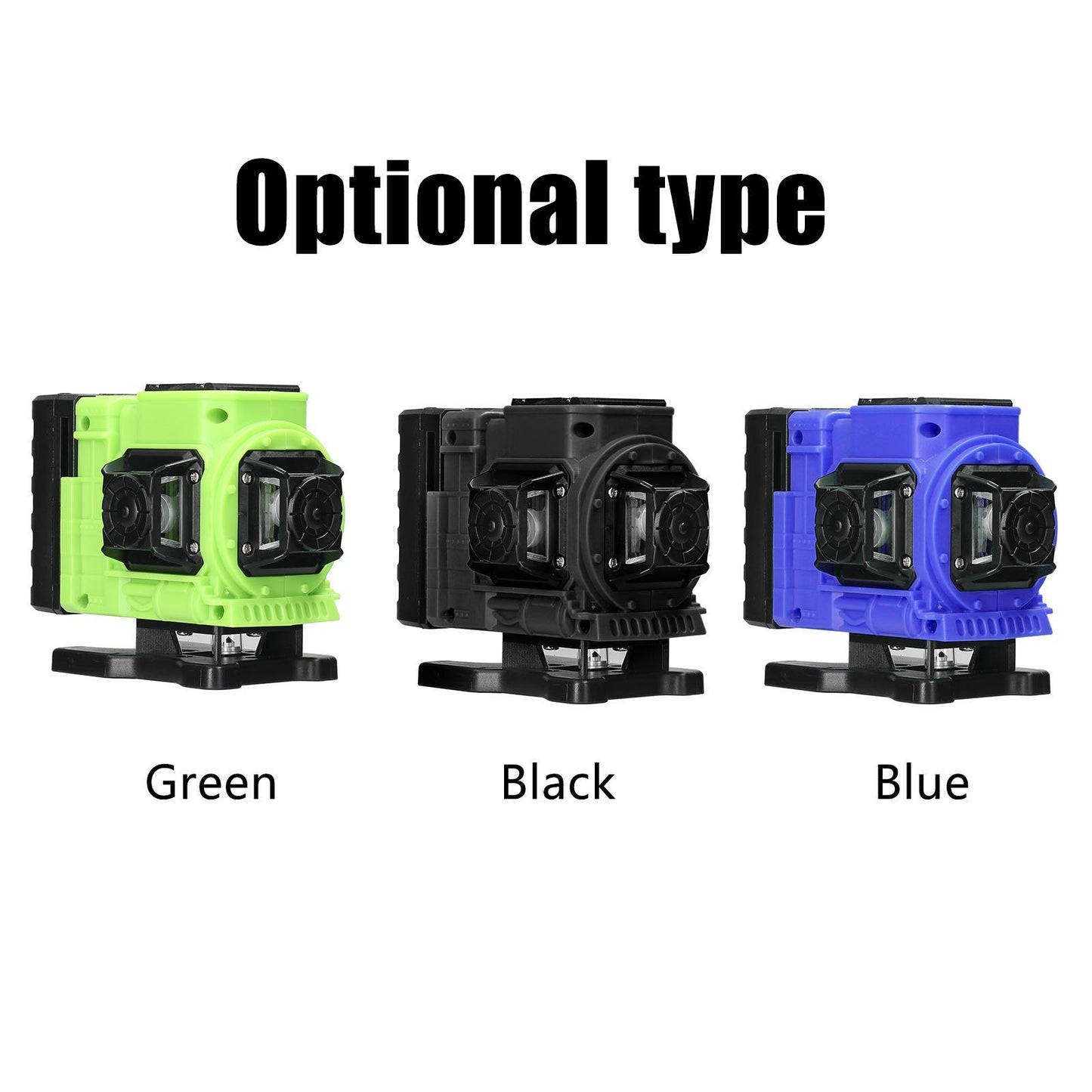 12-Line Green Laser Level with 3° Self-Leveling, Rechargeable Lithium Battery, Multifunctional Leveling Tool with Omnidirectional Ground and Wall Mount
