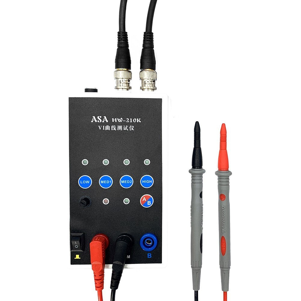 HW-210K Portable Dual-Channel VI Curve Tester with ASA & Adjustable Frequency