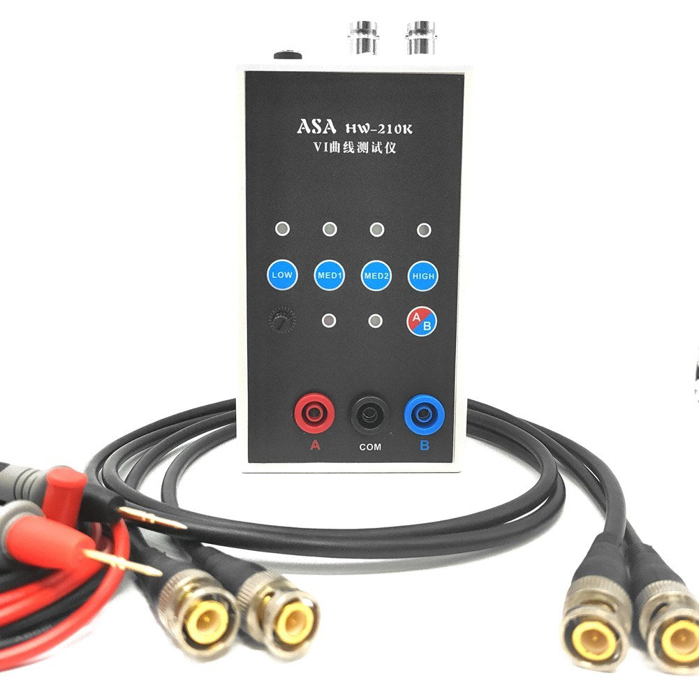 HW-210K Portable Dual-Channel VI Curve Tester with ASA & Adjustable Frequency