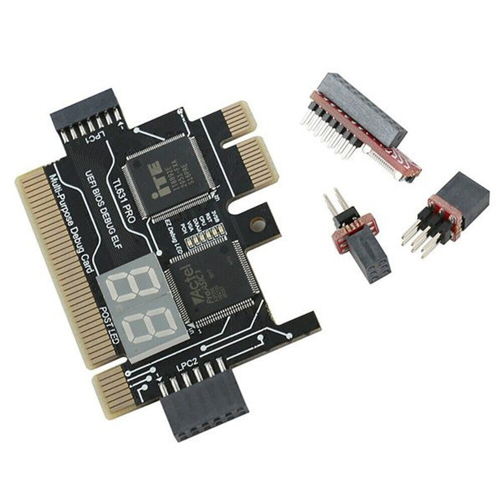 TL631 PRO Universal Laptop Motherboard Diagnostic Tester - PCI, PCI-E, Mini LPC Debug Analyzer Card