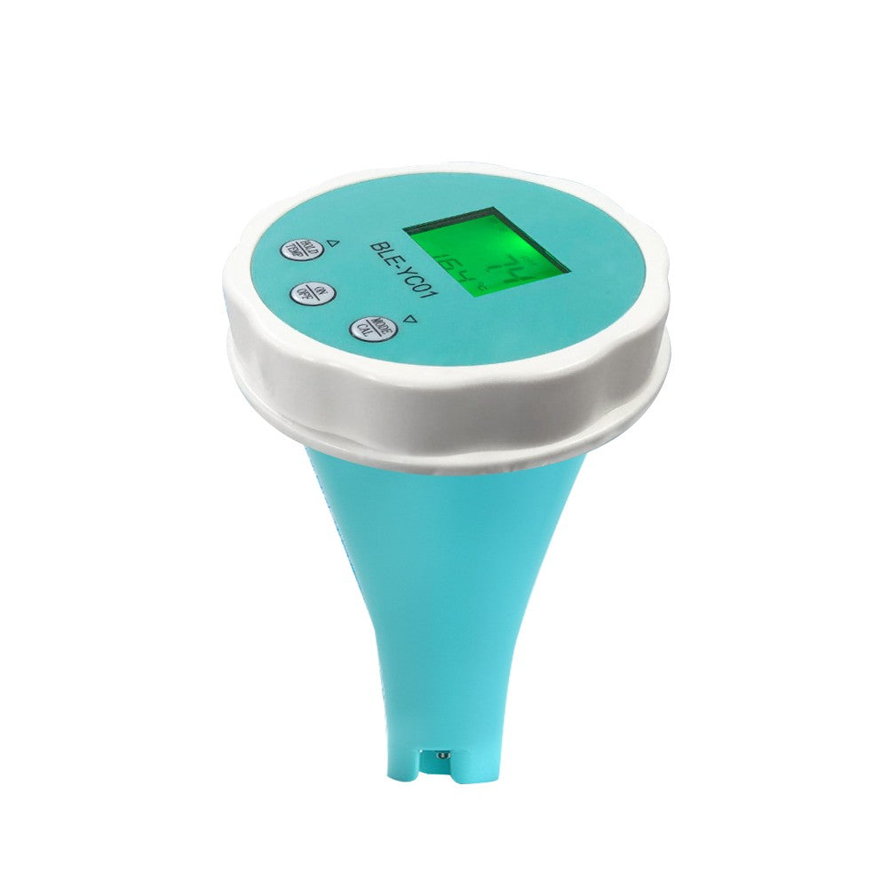 6-in-1 Portable Water Quality Detector with BT App & LCD Display (PH, EC, TDS, ORP, Temp, Chlorine)