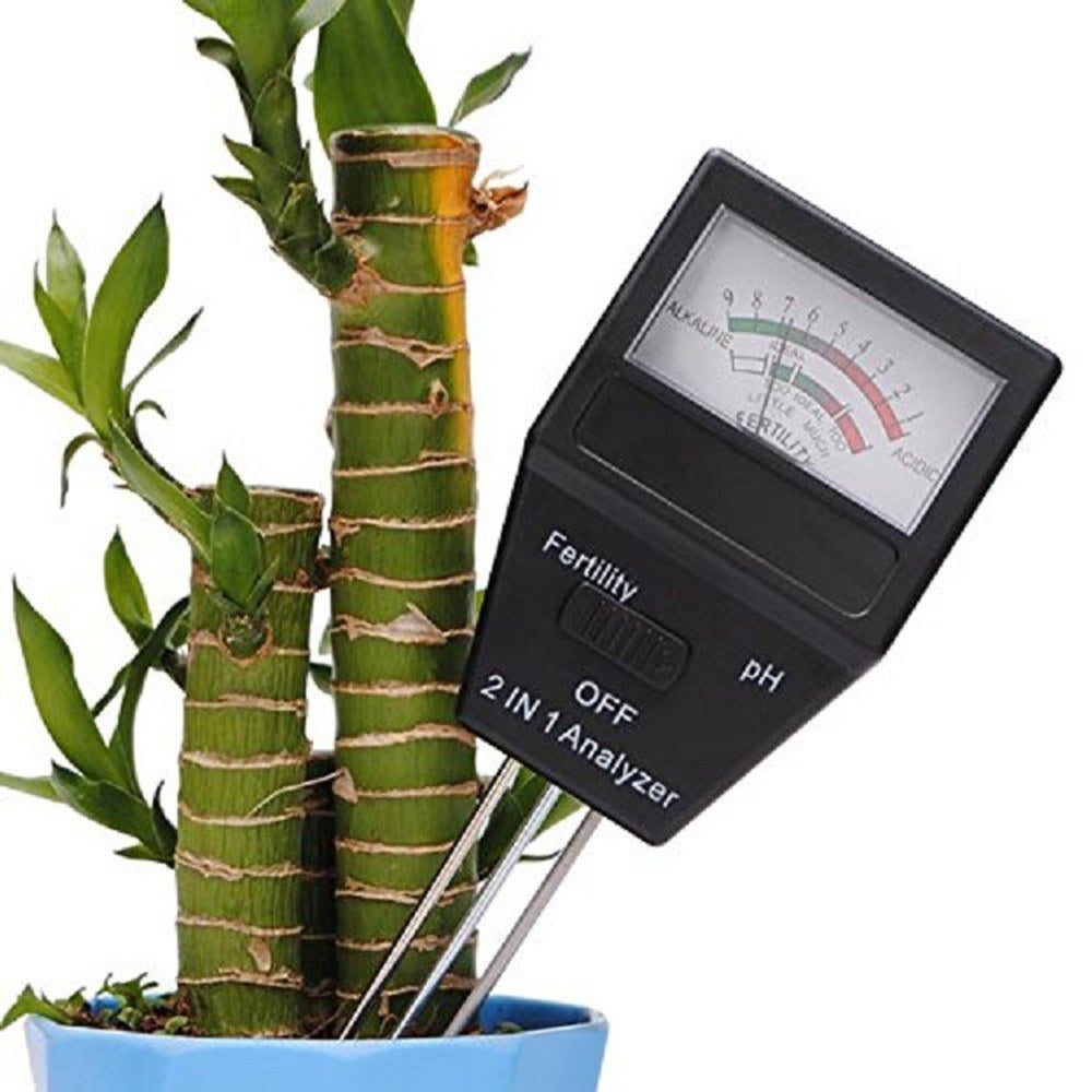 Portable 2-in-1 Soil pH & Fertility Analyzer: Multifunction Tester for Garden, Lawn, Farm, Orchard & Greenhouse