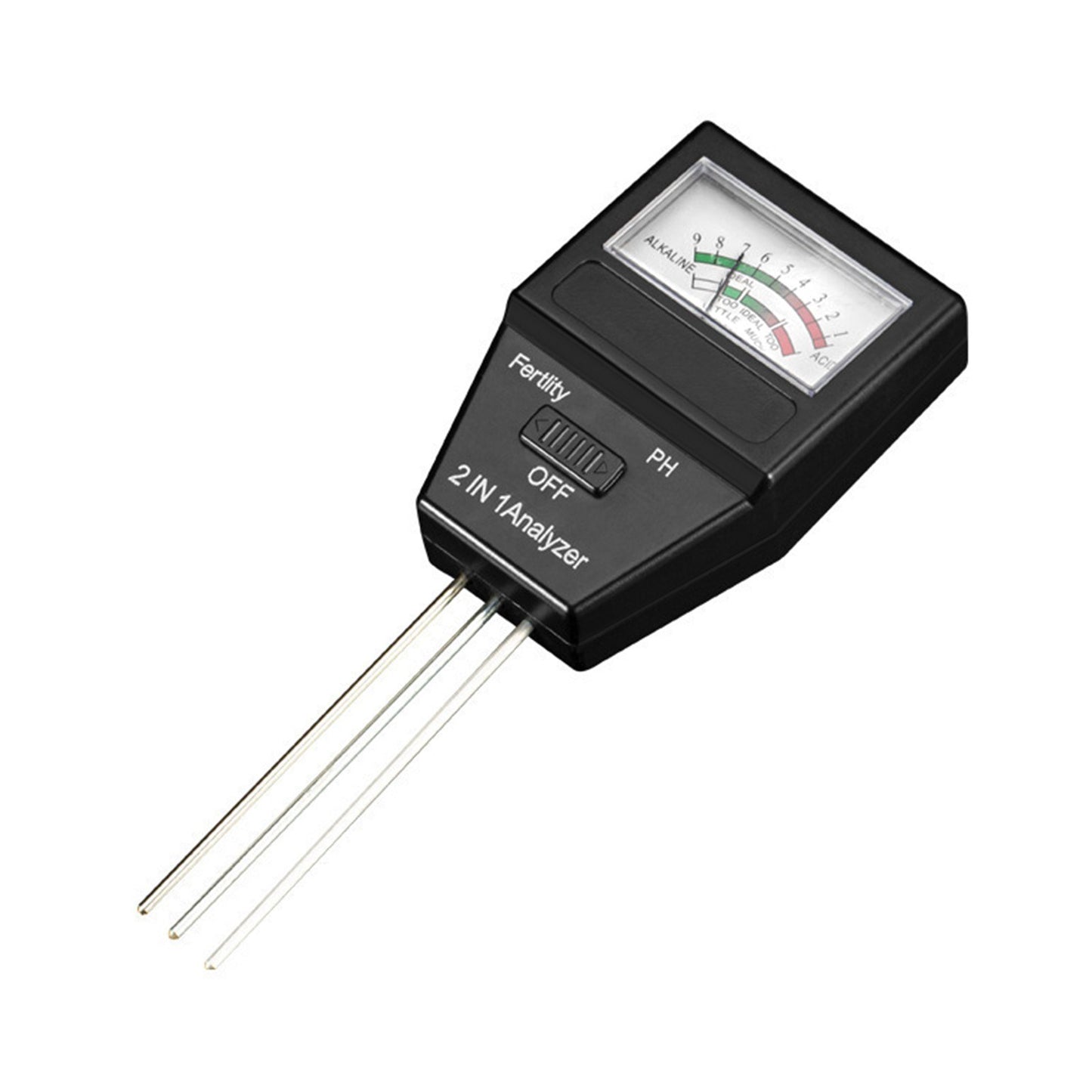 Portable 2-in-1 Soil pH & Fertility Analyzer: Multifunction Tester for Garden, Lawn, Farm, Orchard & Greenhouse