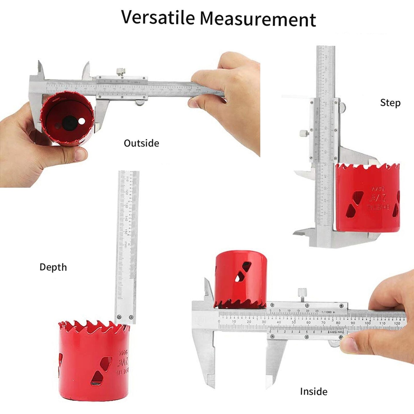 Stainless Steel Vernier Caliper 0-150mm Precision Measuring Tool