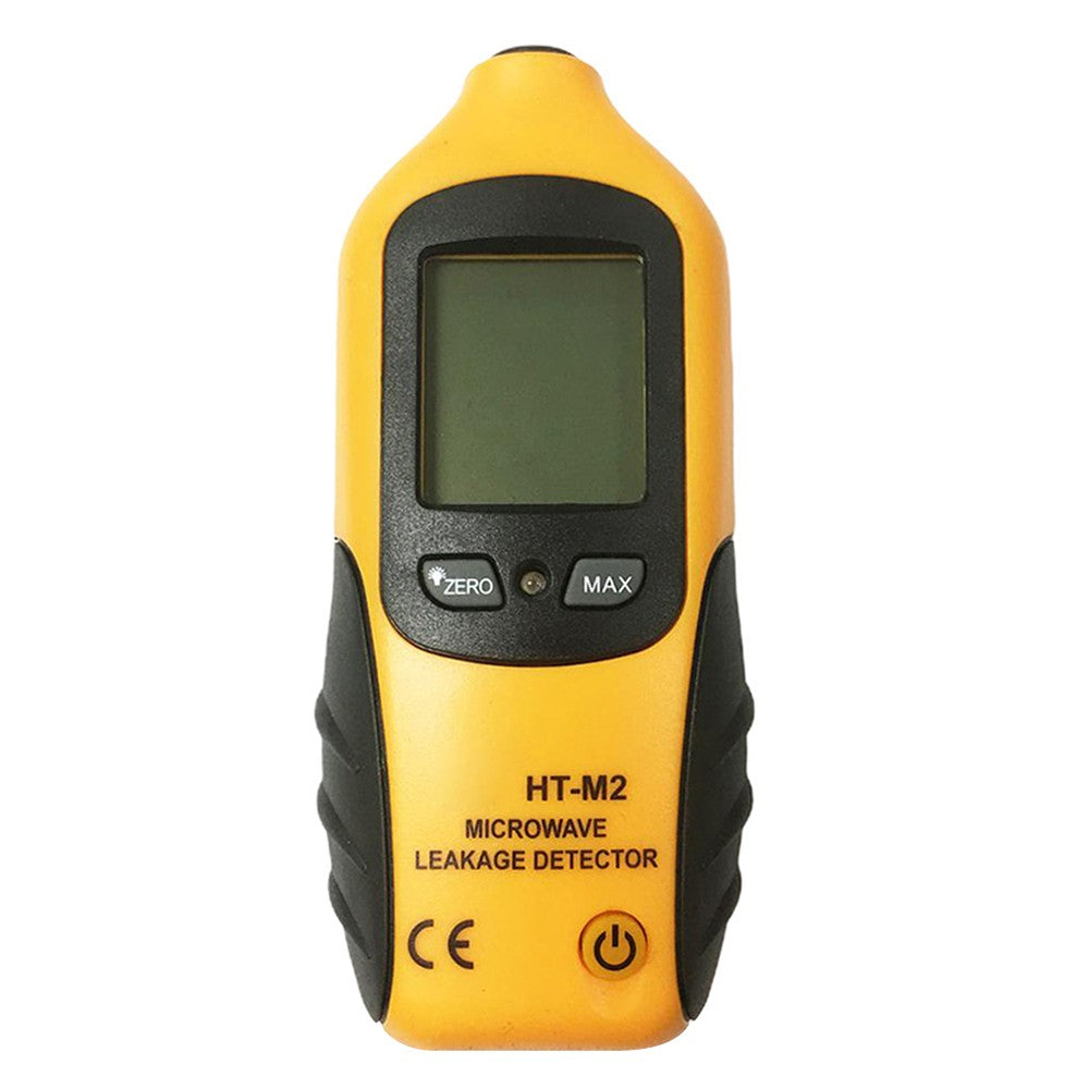 High-Precision Digital LCD Microwave Leakage Detector with Backlight, Portable 2450MHz Tester & Alarm, No Recalibration Needed