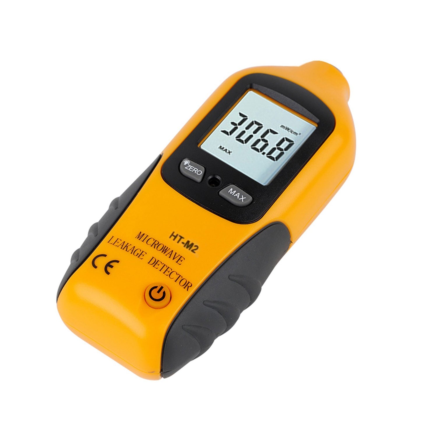 High-Precision Digital LCD Microwave Leakage Detector with Backlight, Portable 2450MHz Tester & Alarm, No Recalibration Needed