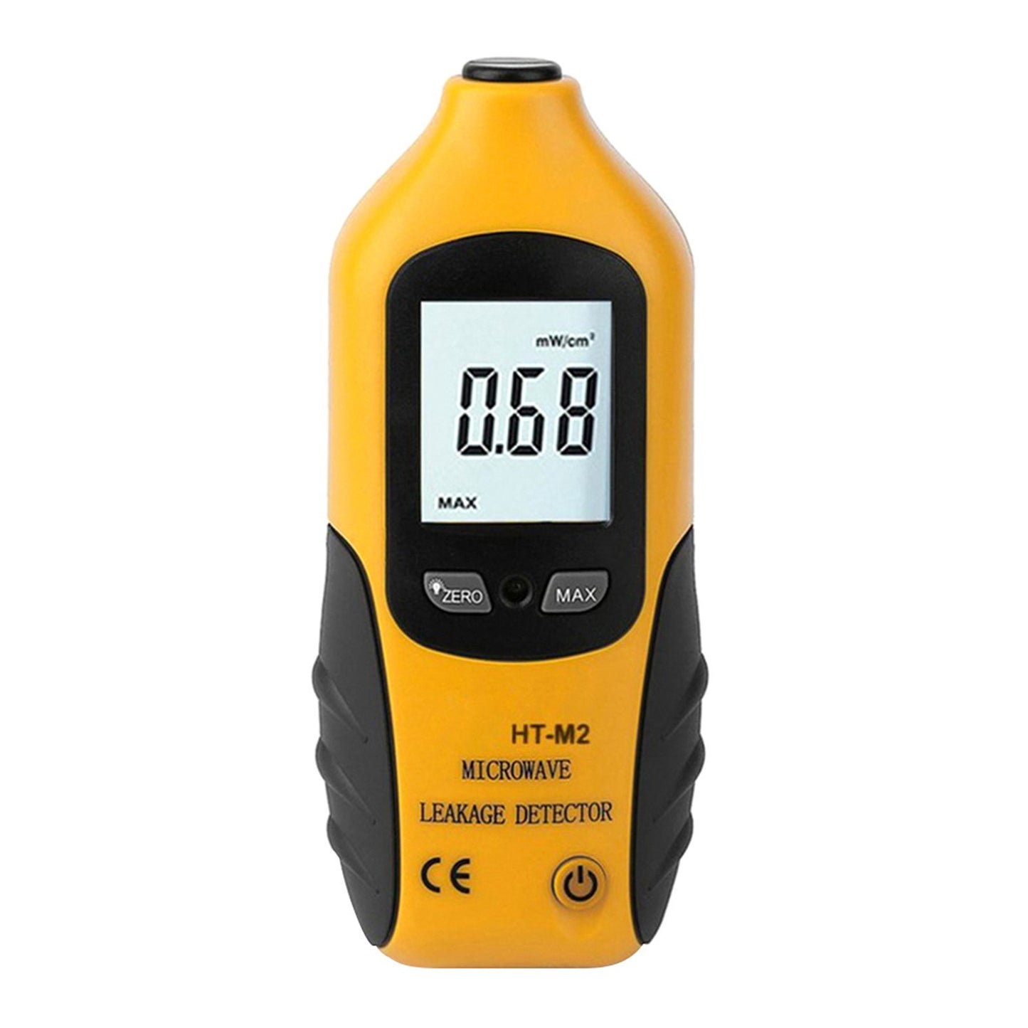 High-Precision Digital LCD Microwave Leakage Detector with Backlight, Portable 2450MHz Tester & Alarm, No Recalibration Needed