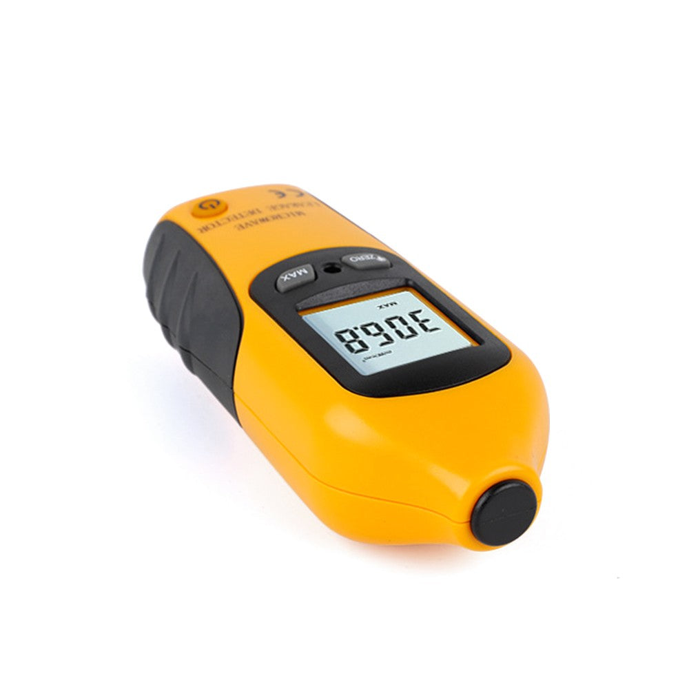 High-Precision Digital LCD Microwave Leakage Detector with Backlight, Portable 2450MHz Tester & Alarm, No Recalibration Needed