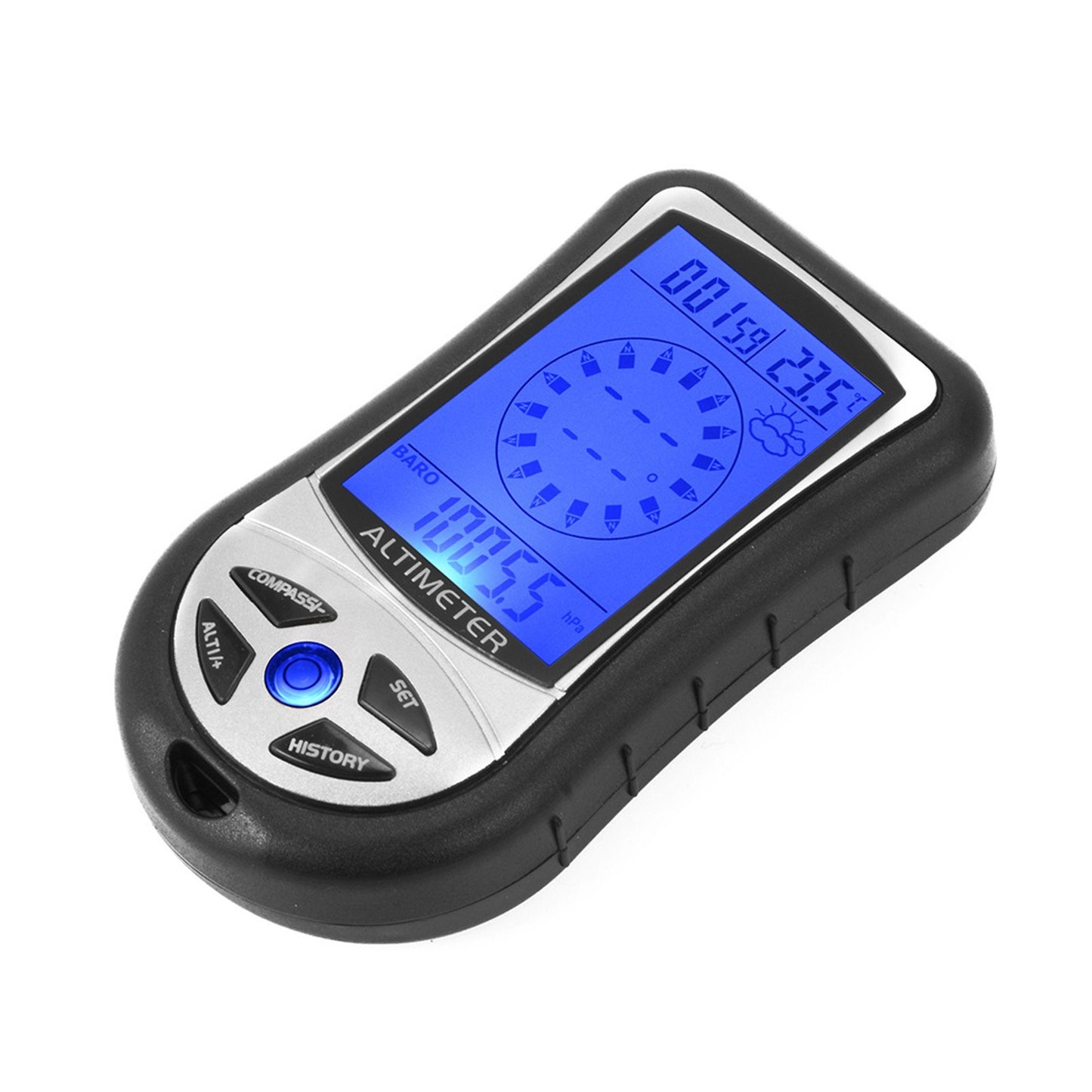 8-in-1 Digital Altimeter Barometer Compass Thermometer LCD Multifunction Device